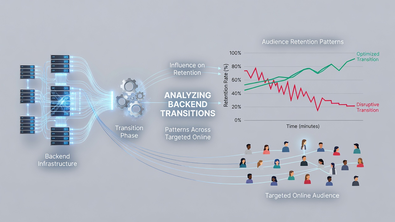 Infographic illustrating retention trends in niche digital networks following infrastructure updates