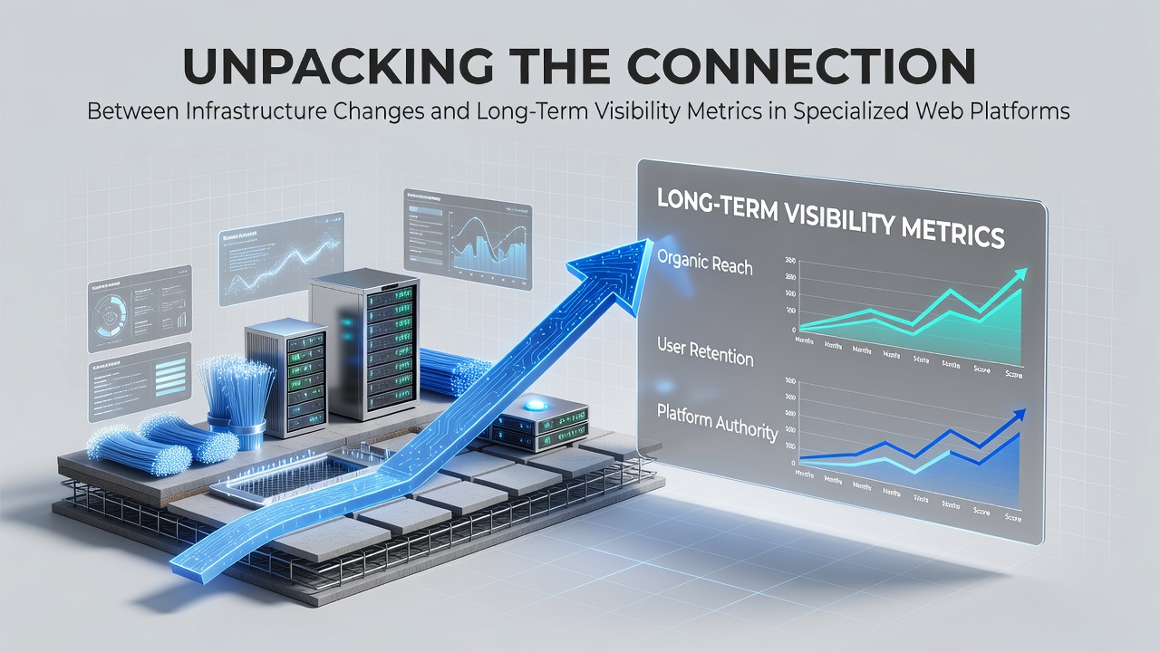 Unpacking the Connection Between Infrastructure Changes and Long-Term Visibility Metrics in Specialized Web Platforms